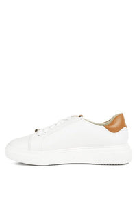 Schick Lace Up Leather Sneakers - Happily Ever Atchison Shop Co.