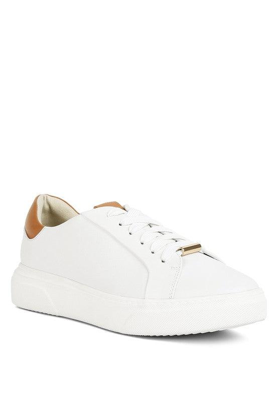 Schick Lace Up Leather Sneakers - Happily Ever Atchison Shop Co. 