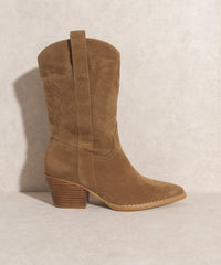 Sephira - Oasis Society Embroidered Short Boot - Happily Ever Atchison Shop Co.