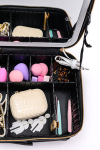 She's All That LED Makeup Case in Black - Happily Ever Atchison Shop Co.