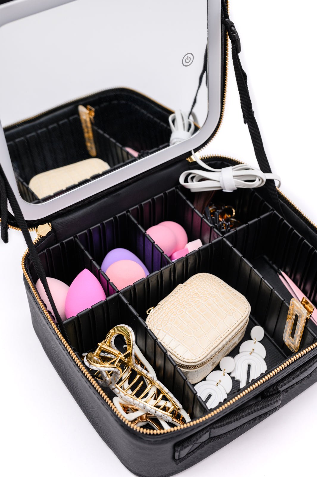 She's All That LED Makeup Case in Black - Happily Ever Atchison Shop Co.