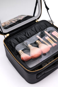 She's All That LED Makeup Case in Black - Happily Ever Atchison Shop Co.