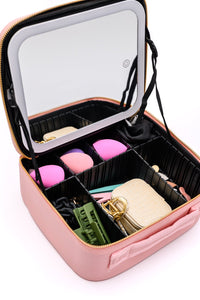 She's All That LED Makeup Case in Pink - Happily Ever Atchison Shop Co.