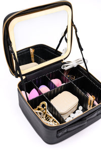 She's All That LED Makeup Case in White - Happily Ever Atchison Shop Co.