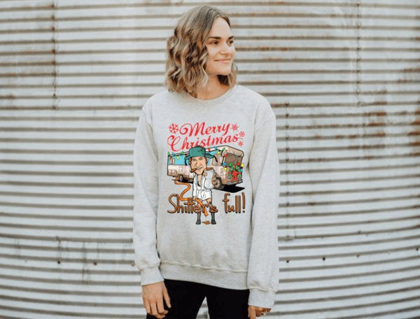 Shitters Full Graphic Sweater - Happily Ever Atchison Shop Co.