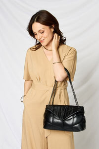 SHOMICO PU Leather Chain Handbag - Happily Ever Atchison Shop Co.