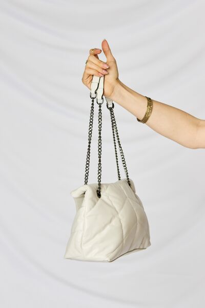 SHOMICO PU Leather Chain Handbag - Happily Ever Atchison Shop Co.