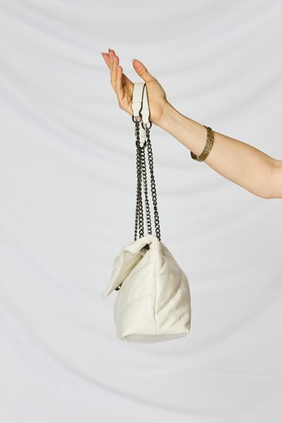 SHOMICO PU Leather Chain Handbag - Happily Ever Atchison Shop Co.