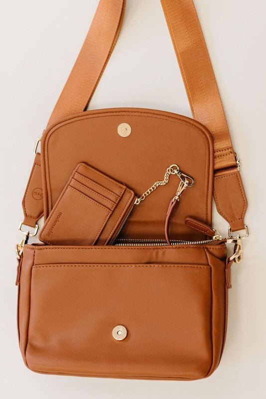 SIGNATURE CROSSBODY SHOULDER BAG WITH CARD WALLET - Happily Ever Atchison Shop Co.