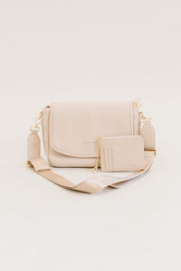 SIGNATURE CROSSBODY SHOULDER BAG WITH CARD WALLET - Happily Ever Atchison Shop Co.