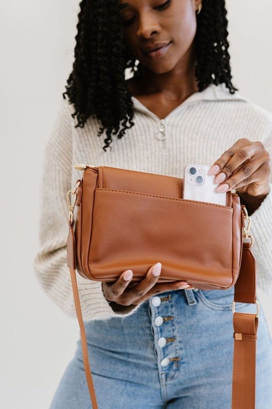 SIGNATURE CROSSBODY SHOULDER BAG WITH CARD WALLET - Happily Ever Atchison Shop Co.