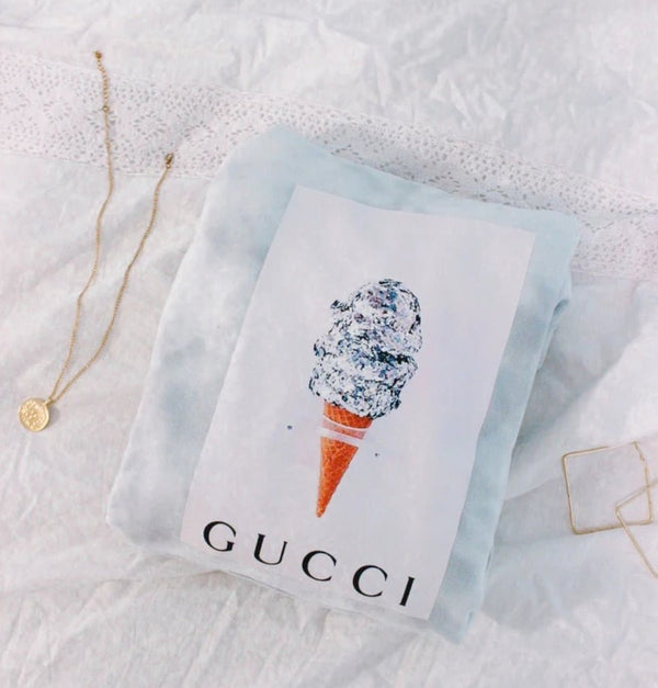 Silver Grillz Ice Cream Cone Gucci Cover - Happily Ever Atchison Shop Co.