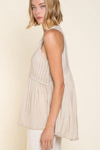 Simple But Unique Babydoll Knit Tank Top - Happily Ever Atchison Shop Co.