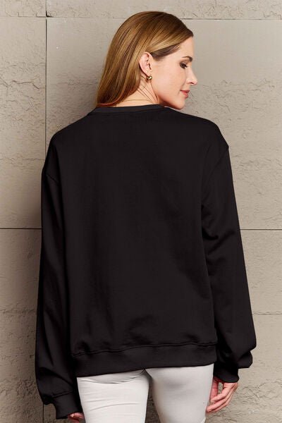 Simply Love Full Size MAMA Round Neck Sweatshirt - Happily Ever Atchison Shop Co.