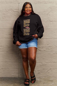 Simply Love Full Size MAMA Round Neck Sweatshirt - Happily Ever Atchison Shop Co.