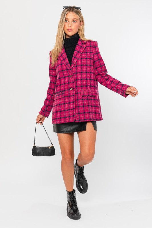 Single Button Blazer Coat - Happily Ever Atchison Shop Co.