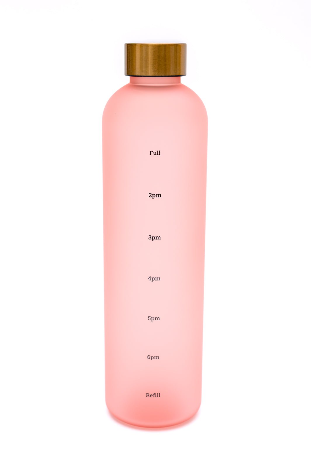 Sippin' Pretty 32 oz Translucent Water Bottle in Pink & Gold - Happily Ever Atchison Shop Co.