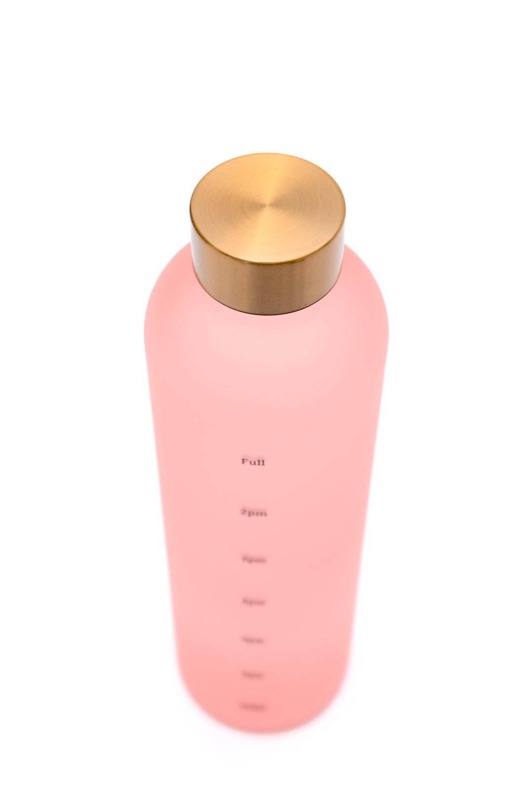 Sippin' Pretty 32 oz Translucent Water Bottle in Pink & Gold - Happily Ever Atchison Shop Co.