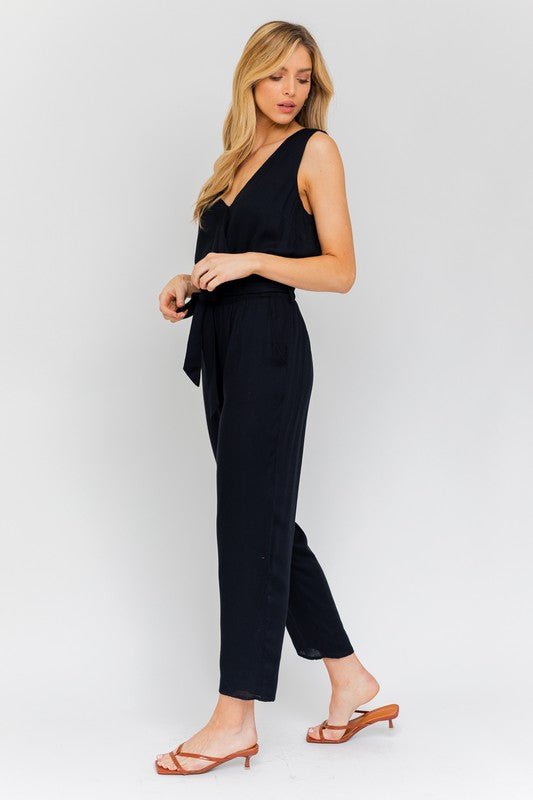 Sleeveless Surplus Jumpsuit - Happily Ever Atchison Shop Co.