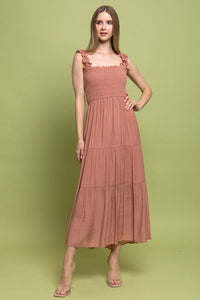 Smocked Bodice Maxi Dress - Happily Ever Atchison Shop Co.