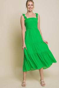 Smocked Bodice Maxi Dress - Happily Ever Atchison Shop Co.