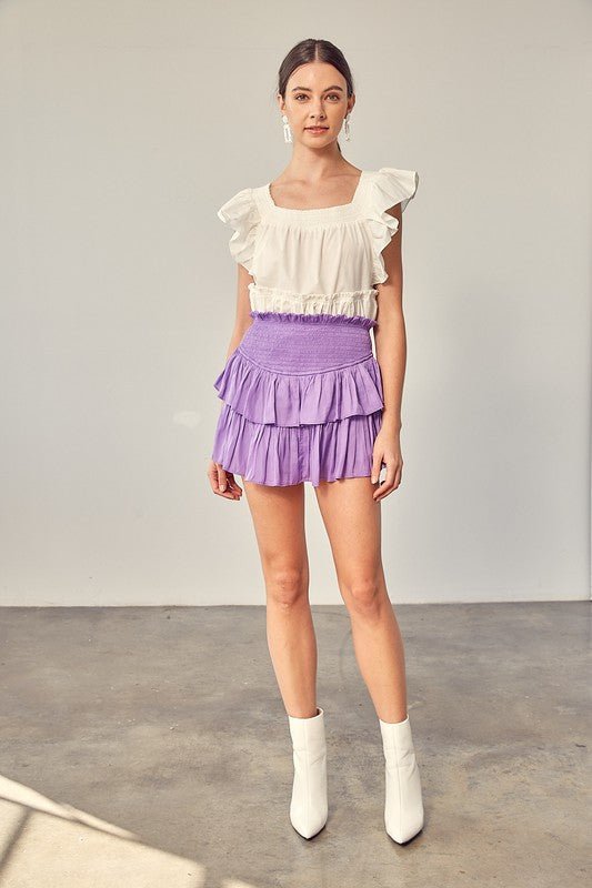 Smocking Skirt with Shorts - Happily Ever Atchison Shop Co.