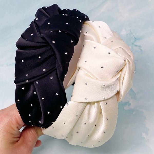 So Satin Knotted Headband - Happily Ever Atchison Shop Co.