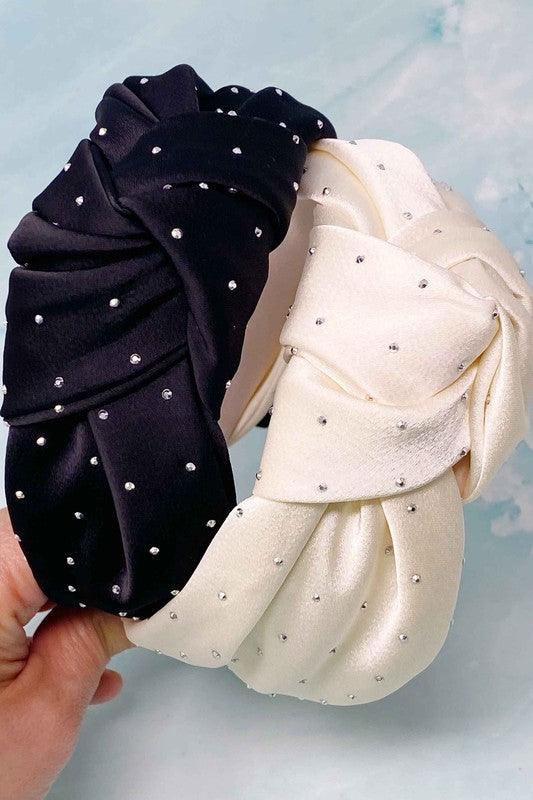 So Satin Knotted Headband - Happily Ever Atchison Shop Co. 