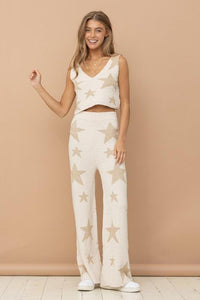 Soft Star Print Tank Pant Set - Happily Ever Atchison Shop Co.