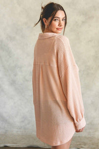 Soft Thermal Knit Shacket Top - Happily Ever Atchison Shop Co.