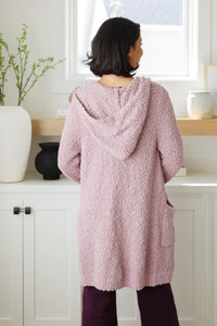 Soft Wisteria Hooded Cardigan - Happily Ever Atchison Shop Co.