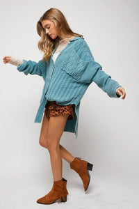 Solid Button Down Cardigan - Happily Ever Atchison Shop Co.