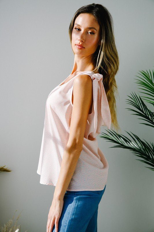 Solid V - Neck Sleeveless Top - Happily Ever Atchison Shop Co.