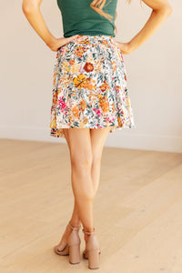 Spring Fields Floral Skirt - Happily Ever Atchison Shop Co.