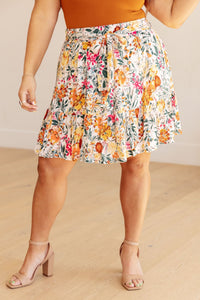 Spring Fields Floral Skirt - Happily Ever Atchison Shop Co.