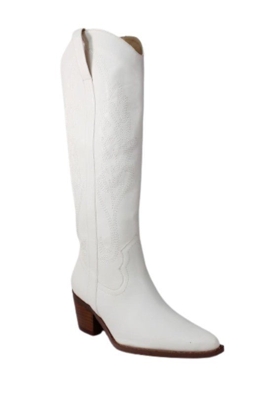 STAGECOACH KNEE HIGH WESTERN BOOTS - Happily Ever Atchison Shop Co.