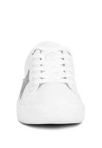 Starry Glitter Star Detail Sneakers - Happily Ever Atchison Shop Co.