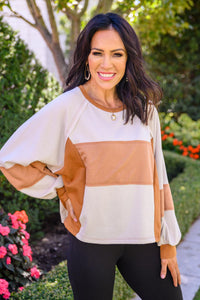 Status Quo Boxy Long Sleeve Top - Happily Ever Atchison Shop Co.