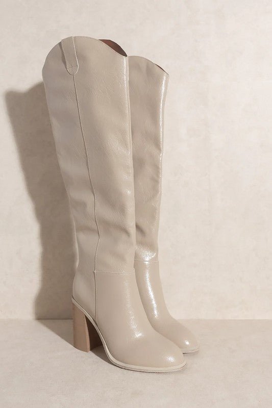 STEPHANIE KNEE HIGH BOOTS - Happily Ever Atchison Shop Co.