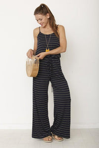 Stripe Jumpsuit - Happily Ever Atchison Shop Co.