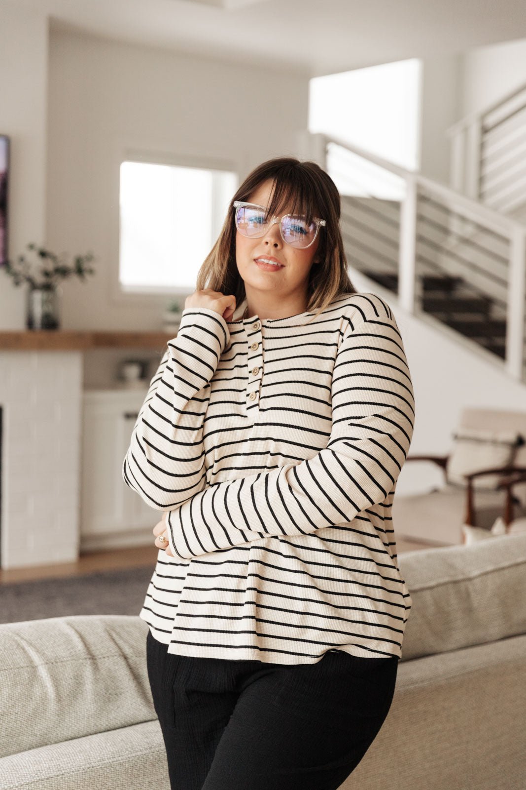 Stripe Right Top - Happily Ever Atchison Shop Co.