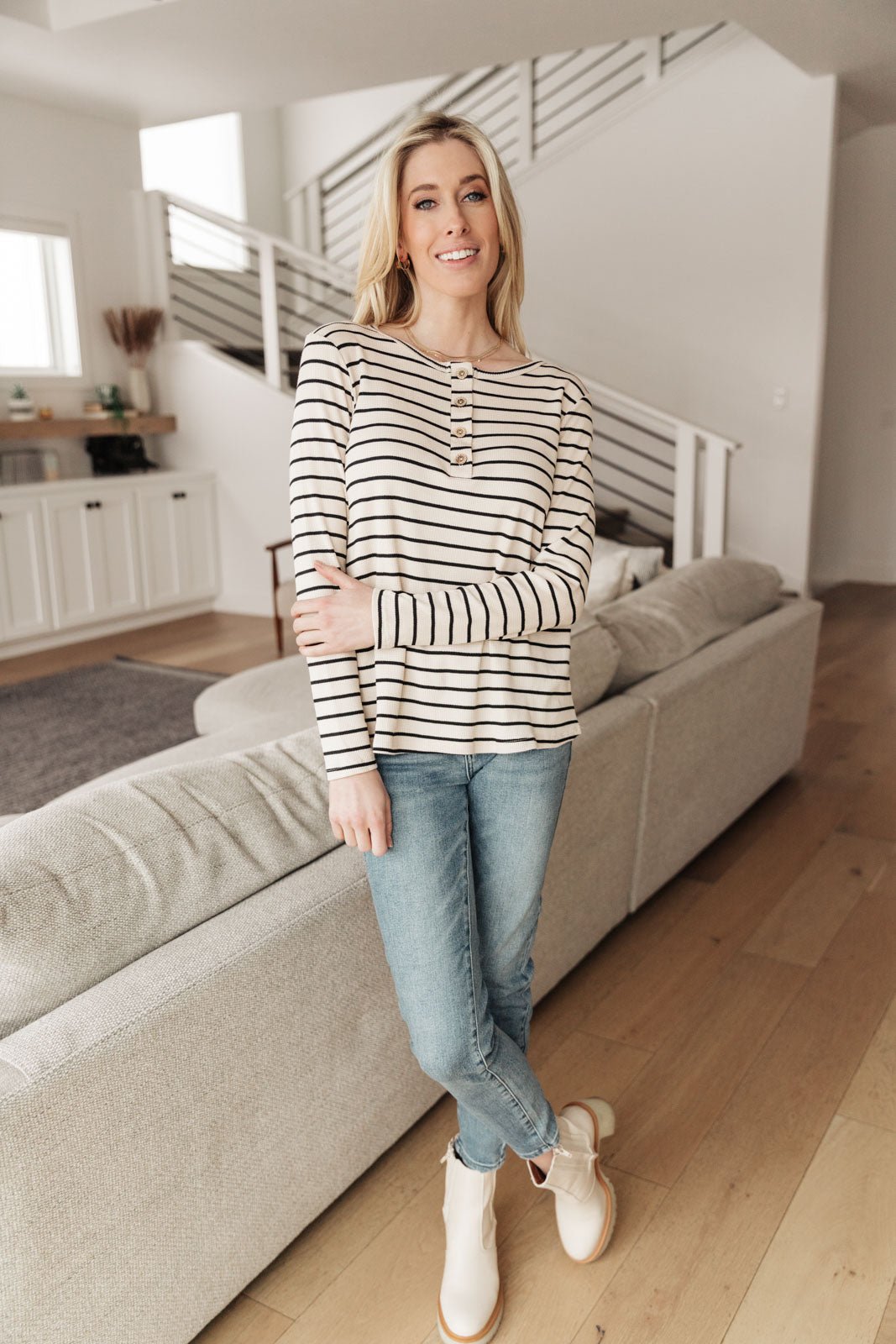 Stripe Right Top - Happily Ever Atchison Shop Co.