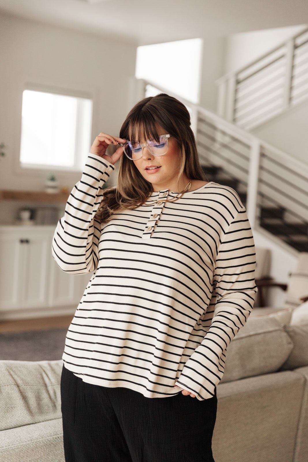 Stripe Right Top - Happily Ever Atchison Shop Co.