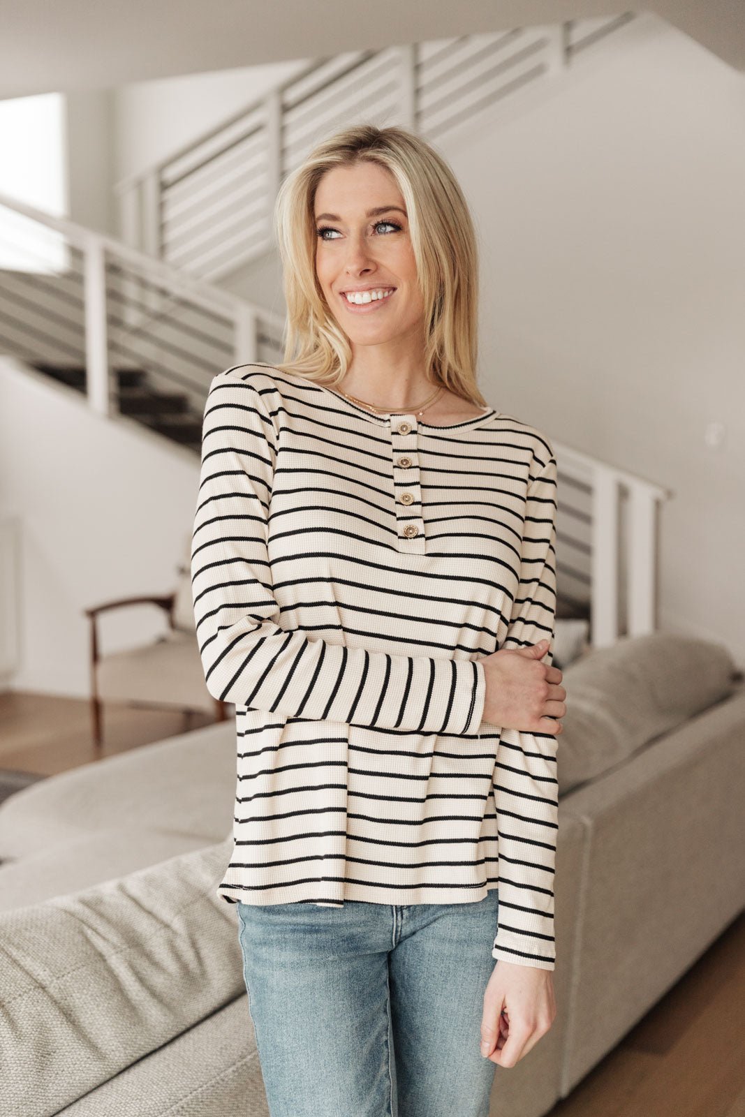 Stripe Right Top - Happily Ever Atchison Shop Co.