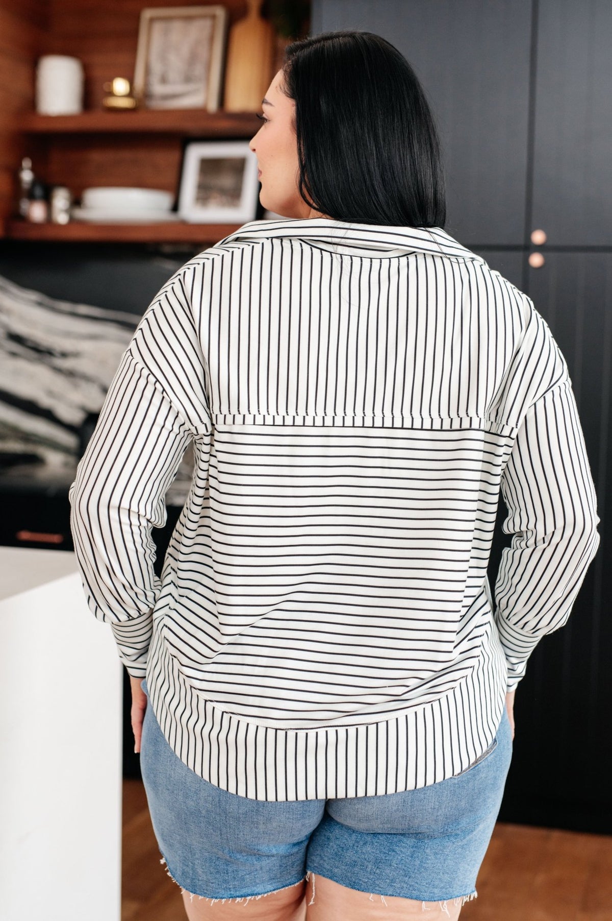 Striped Serendipity Pullover - Happily Ever Atchison Shop Co.