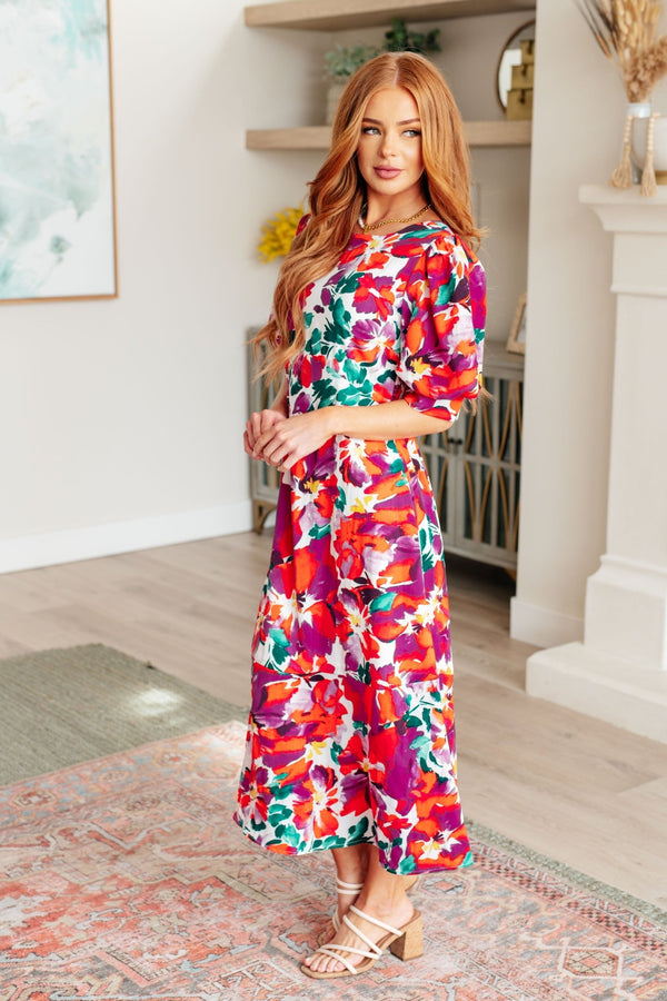 Stroll in the Park Floral Dress - Happily Ever Atchison Shop Co.