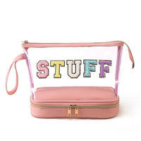 STUFF Make up Cosmetic Bag Travel Organizer Case - Happily Ever Atchison Shop Co.