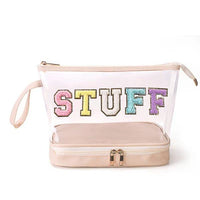 STUFF Make up Cosmetic Bag Travel Organizer Case - Happily Ever Atchison Shop Co.