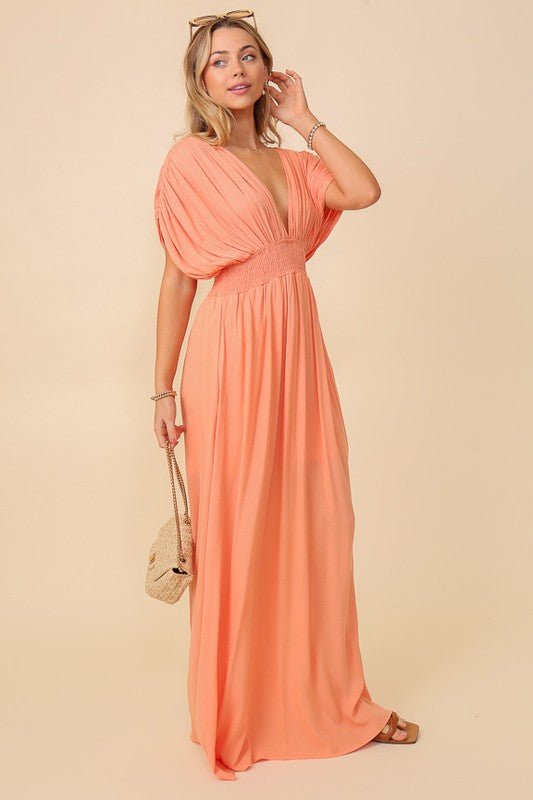 Summer Spring Vacation Maxi Sundress Lined - Happily Ever Atchison Shop Co.