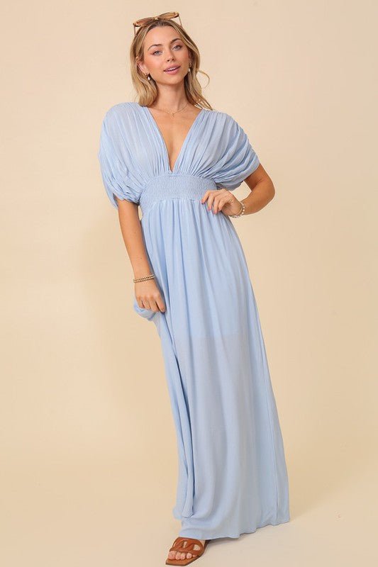 Summer Spring Vacation Maxi Sundress Lined - Happily Ever Atchison Shop Co.
